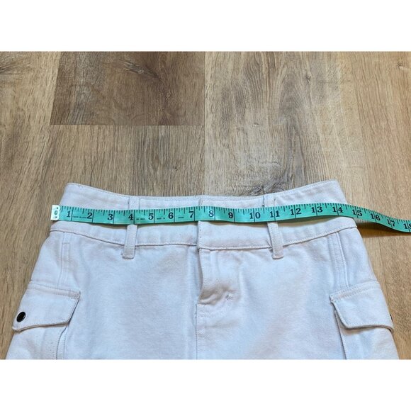 Princess Polly Micro Mini White Mini Skirt With Pockets‎ Womens Size 2 - Picture 4 of 5